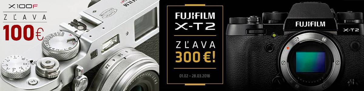 Zavy na Fujifilm X-T2: 300 / X100F: 100