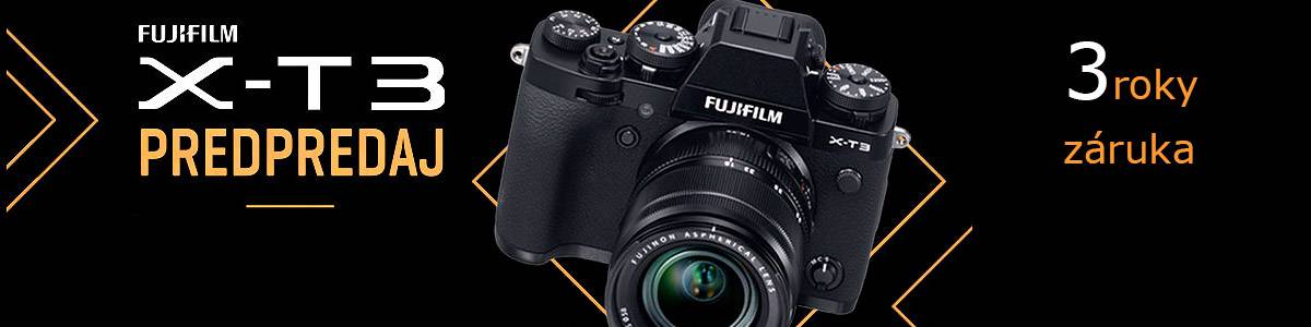 Fujifilm X-T3 predpredaj s 3 roènou zárukou