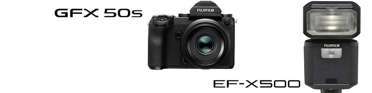 Fujifilm aktualizcie GFX50s a EF-X500